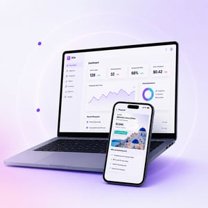 Aria banner product page