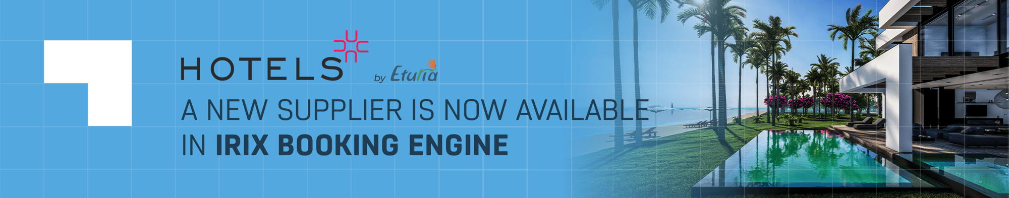 Eturia in IRIX Booking Engine