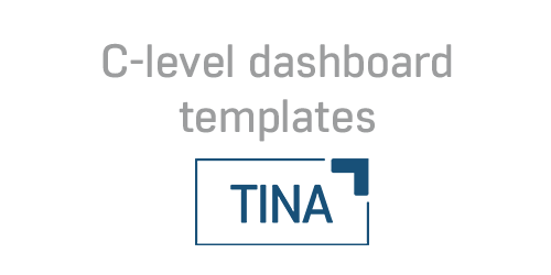 C-level dashboard template in TINA