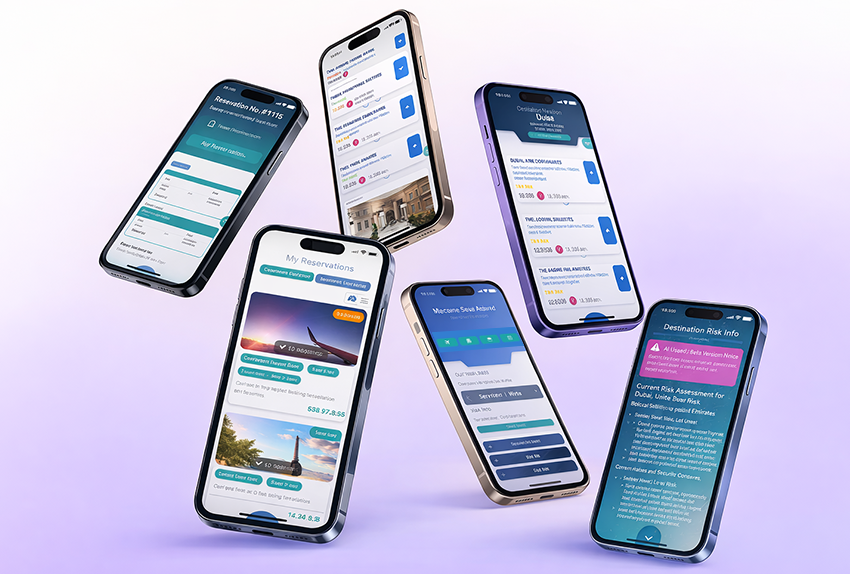 NOVA Corporate Self Booking Tool Mobile App