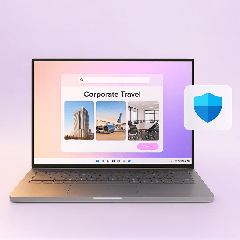 NOVA secure corporate self booking tool