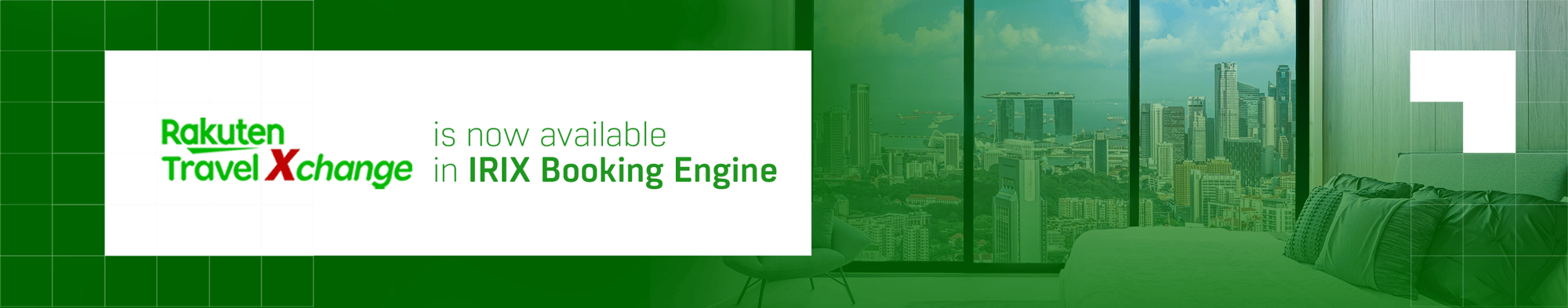 Rakuten Travel Xchange is available in IRIX Booking Engine by dcs plus