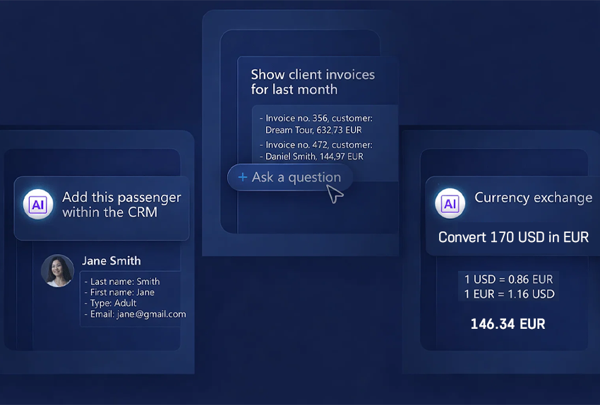 TINA AI-powered Travel ERP