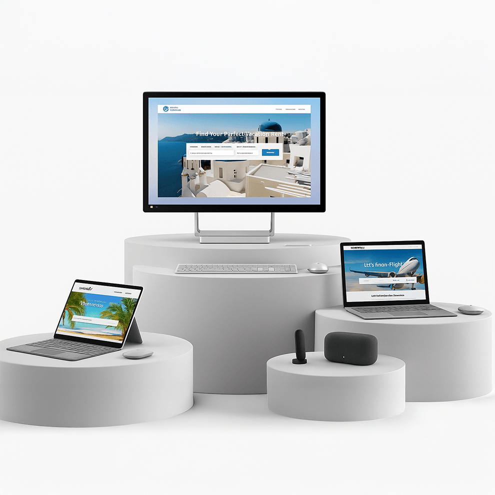 TRIP website builder by dcs plus fully customizable