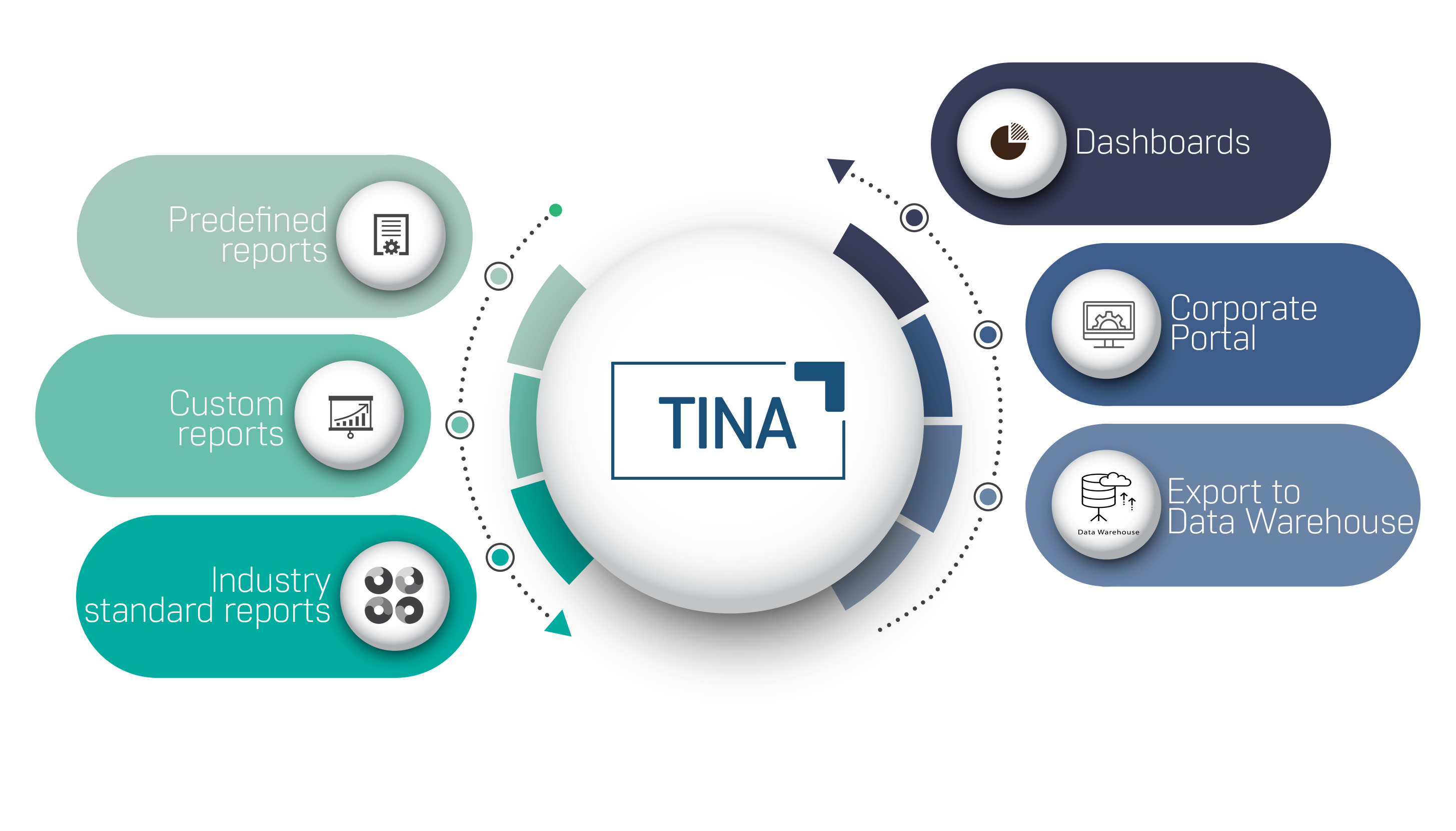 TINA reporting capabilities