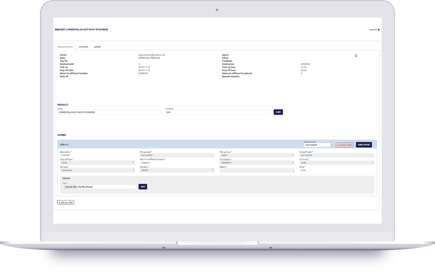 request carrental2-D