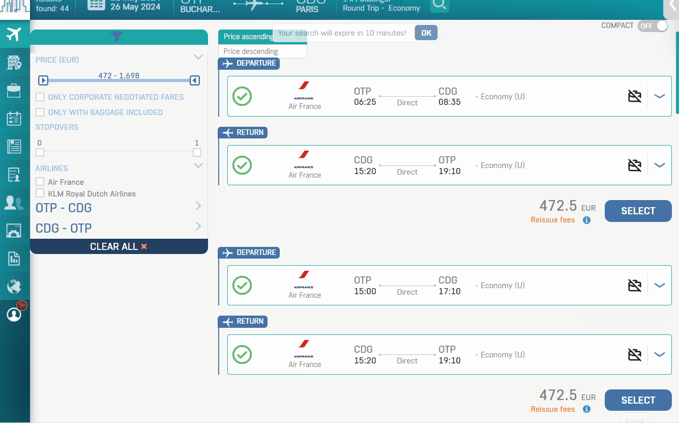 select reissue ticket options in NOVA