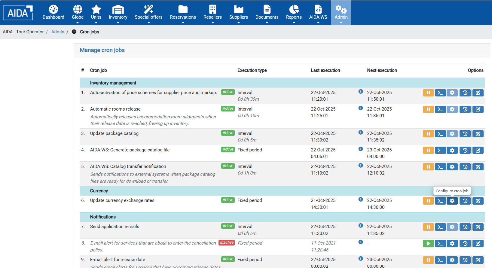 dcs plus | Explore what is new in AIDA Inventory & Distribution System