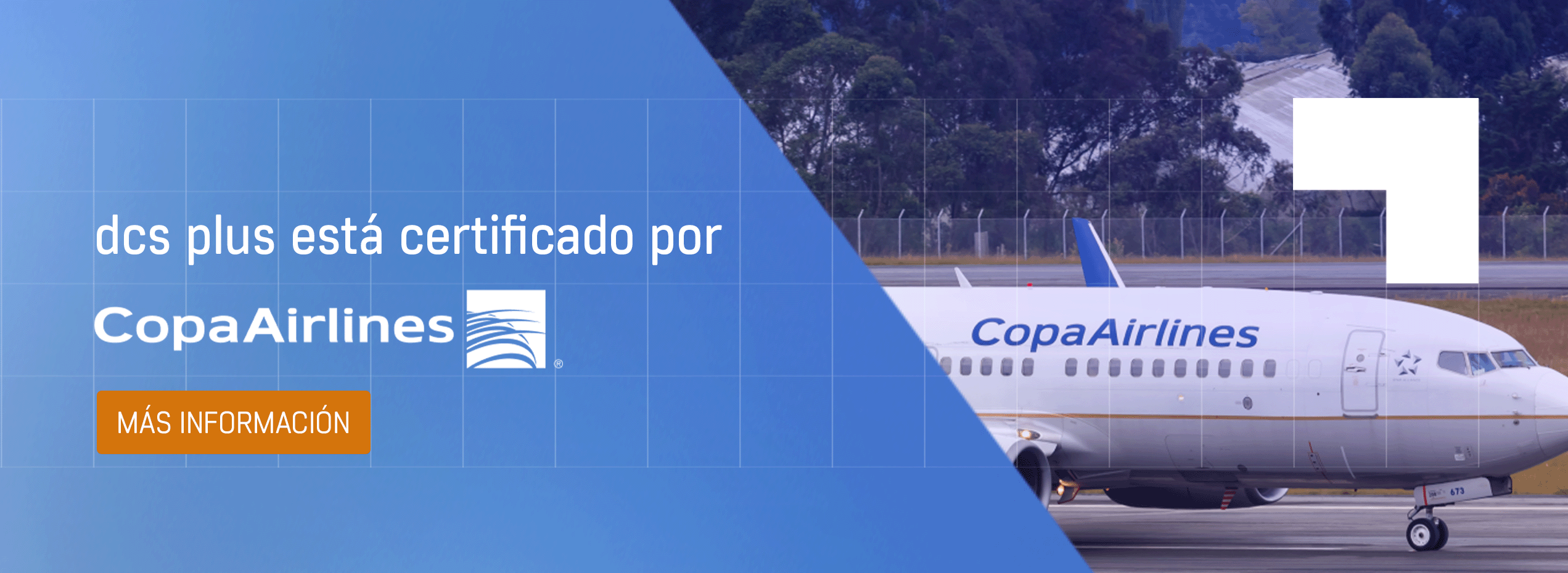 dcs plus is certified for Copa Airlines
