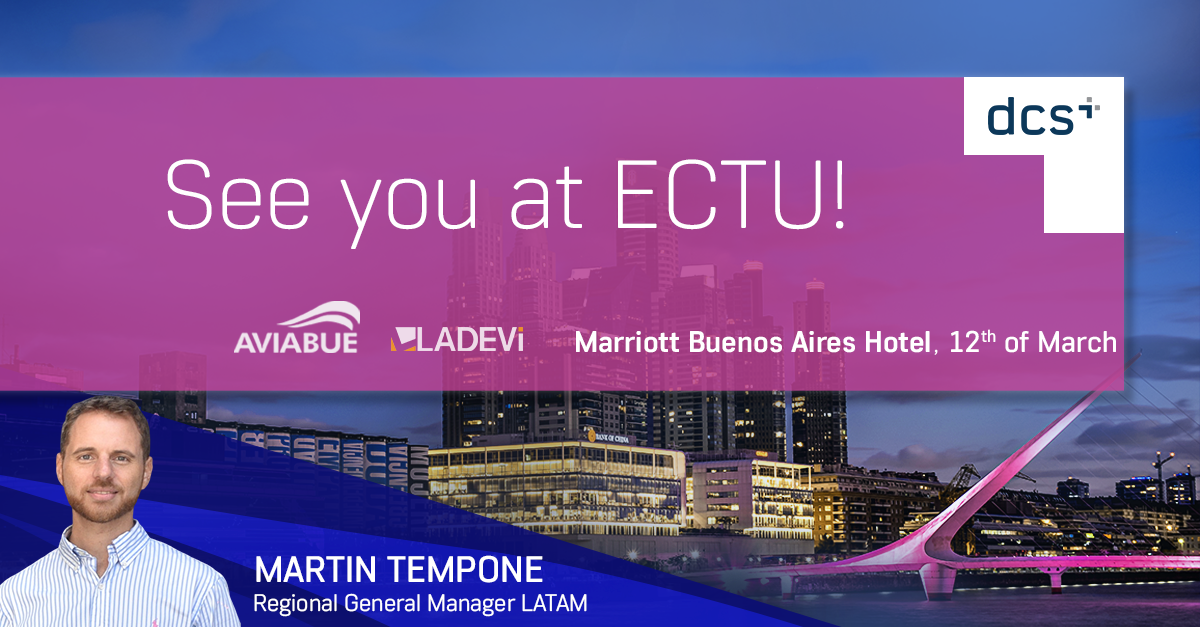 dcs plus | Let's talk travel tech at ECTU in Buenos Aires!